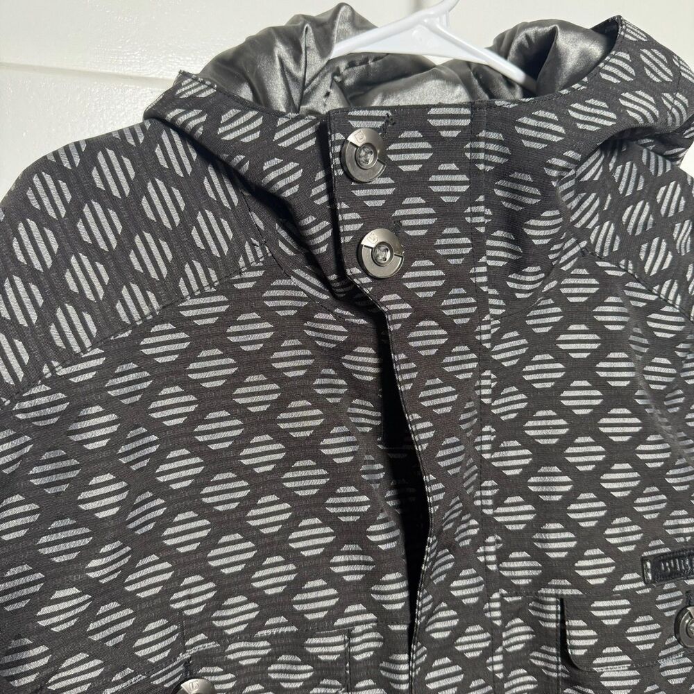 Burton Entourage DRYRIDE Snowboard Ski Jacket Men's XL Black Grey Winter Coat